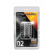 STAY HARD - COCK SLEEVE 02 CLEAR PÉNISZ GYŰRŰ - 1 DB