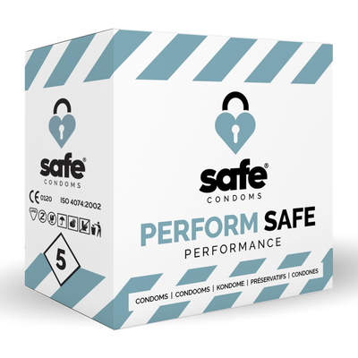 SAFE - CONDOMS ORGASM DELAYING - PERFORMANCE - 5 DB