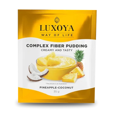 COMPLEX FIBER PUDDING - ROSTPUDING FEHÉRJÉVEL 35 g - Ananász-kókusz ízű