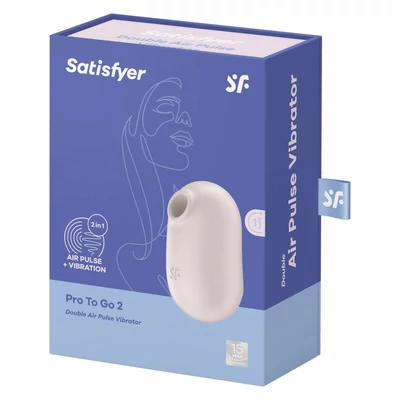 SATISFYER PRO TO GO 2 BEIGE