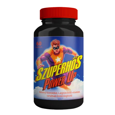 szuperhős power up