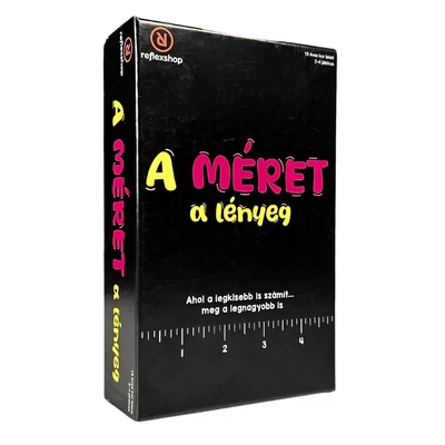A MÉRET A LÉNYEG TÁRSASJÁTÉK