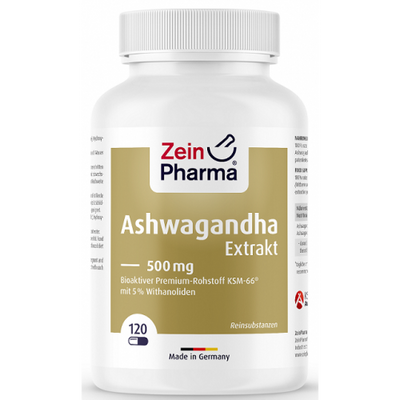 ZEIN PHARMA - ASHWAGANDHA EXTRACT - 120 DB