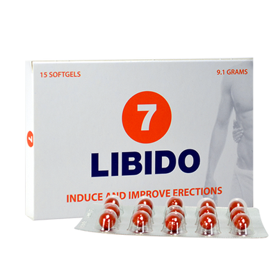 LIBIDO7 ERECTION SOFTGELS - 15 DB