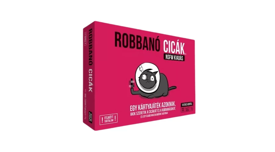 ROBBANÓ CICÁK: NSFW KIADÁS TÁRSASJÁTÉK ROBBANÓ CICÁK: NSFW KIADÁS TÁRSASJÁTÉK