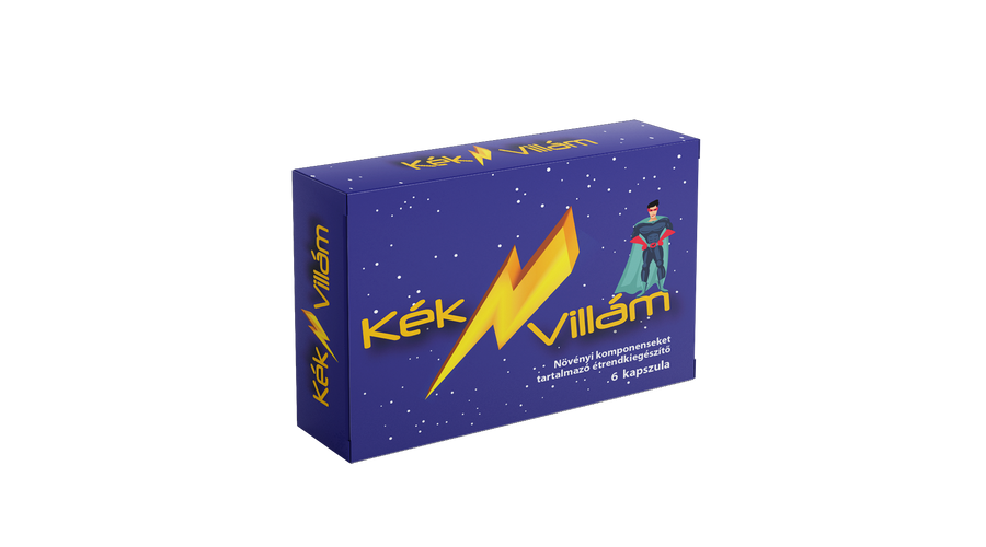 KÉK VILLÁM - 6 DB