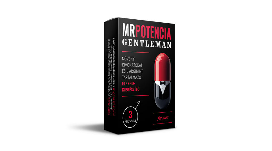 MRPOTENCIA GENTLEMAN alkalmi potencianövelő - 3 DB MRPOTENCIA GENTLEMAN alkalmi potencianövelő - 3 DB