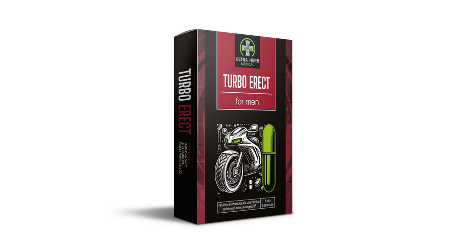 TURBO ERECT gyors hatású potencia kapszula - 6 DB TURBO ERECT gyors hatású potencia kapszula - 6 DB