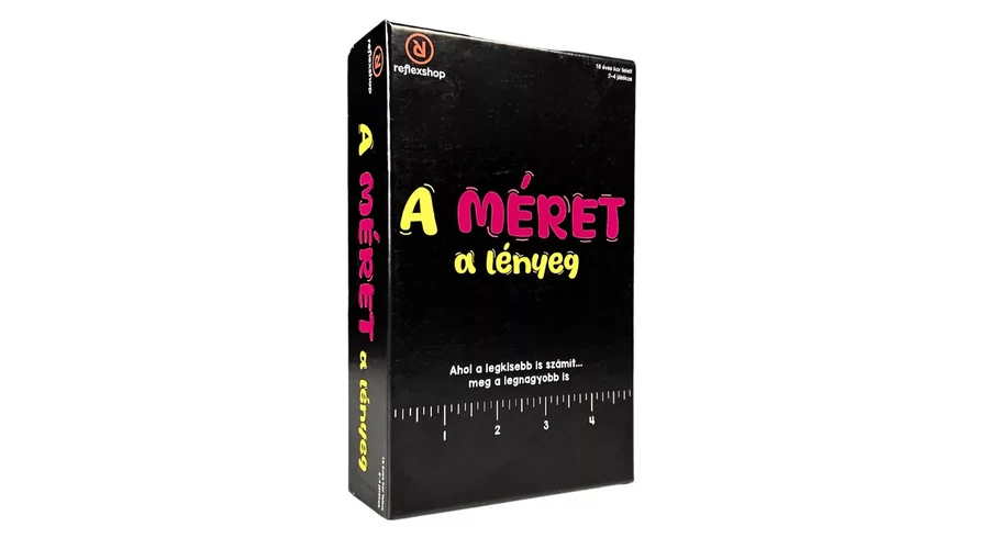 A MÉRET A LÉNYEG TÁRSASJÁTÉK