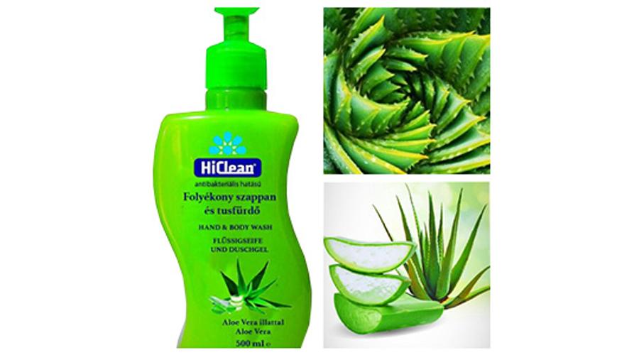 HICLEAN FOLYÉKONY SZAPPAN&TUSFÜRDŐ ALOE VERA - 500 ML HICLEAN FOLYÉKONY SZAPPAN&TUSFÜRDŐ ALOE VERA - 500 ML