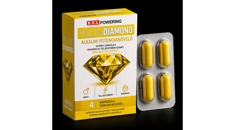 YELLOW DIAMOND by XXL POWERING extra kontroll - 4 DB