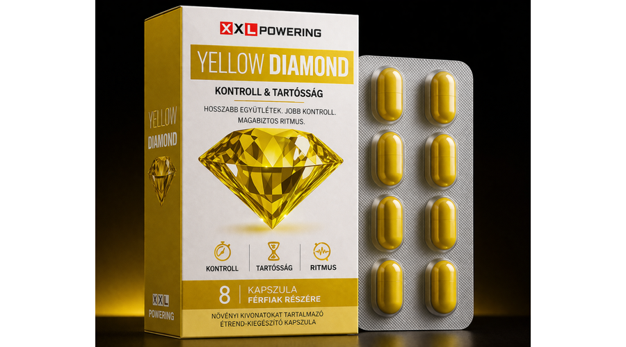 YELLOW DIAMOND by XXL POWERING extra kontroll - 8 DB