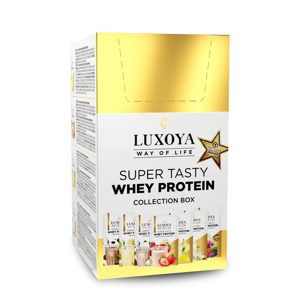 SUPER TASTY WHEY PROTEIN - PRÉMIUM FEHÉRJE ITALPOR Collection Box / Gyűjtődoboz 7x30 g (7x1 íz)