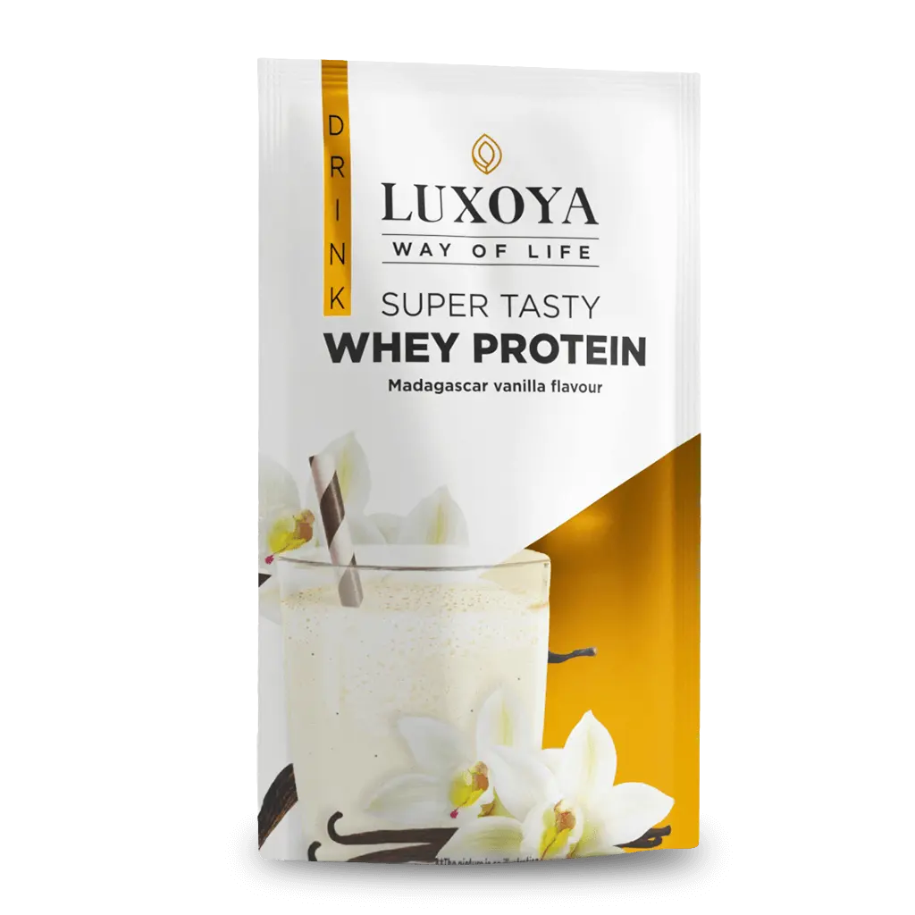 SUPER TASTY WHEY PROTEIN - PRÉMIUM FEHÉRJE ITALPOR 30 g - Madagaszkári vanília ízű