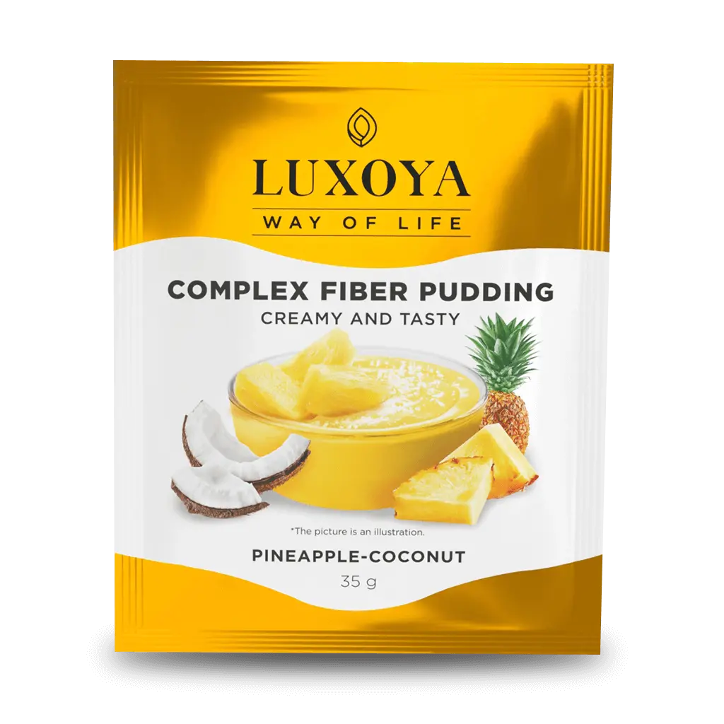 COMPLEX FIBER PUDDING - ROSTPUDING FEHÉRJÉVEL 35 g - Ananász-kókusz ízű