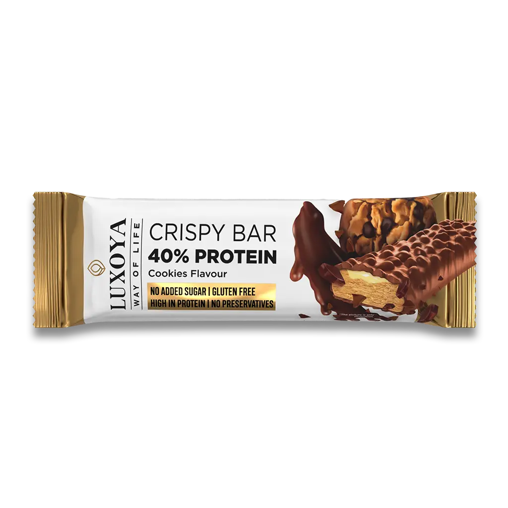 CRISPY BAR 40% PROTEIN ROPPANÓS FEHÉRJE SZELET 45 g - Sütemény ízű